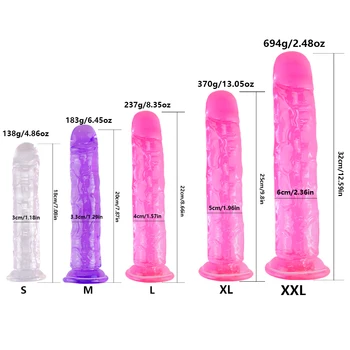 Реалистичный фаллоимитатор для женщин, огромный пенис с присоской, секс-игрушки, TPE Private, искусственный пенис разных размеров, Анальная анальная пробка