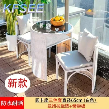 с 2 стульями, юмористический набор для обеденного стола Kfsee, полезный для улицы