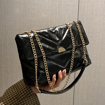 Самые продаваемые сумки женские 2023, новая сумка-мессенджер с цепочкой, квадратная сумка