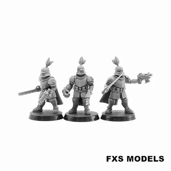 Сержант Феодальной гвардии, модель из смолы, Миниатюрные настольные игровые фигурки солдат, комплект неокрашенных моделей