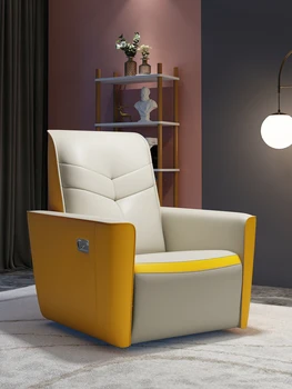 Скандинавский минималистичный диван-кресло для одного человека с ленивым дизайном, первоклассное электрическое кресло для отдыха в роскошном салоне