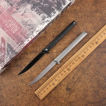 Складной нож Magic pen с лезвием M390 и ручкой из титанового сплава, тактический многофункциональный женский конверт, инструмент для кемпинга, перочинный нож EDC