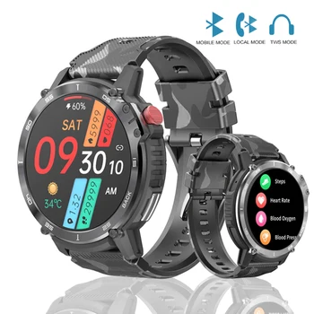 Смарт-часы 1,39-дюймовые мужские смарт-часы с Bluetooth-вызовом, фитнес-трекер, 400 мАч, здоровый пульс, смарт-часы, водонепроницаемый браслет