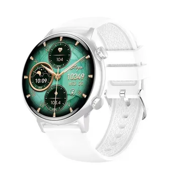 Смарт-часы HK39 с Amoled-экраном Для женщин и девочек Bluetooth-вызов NFC Частота сердечных сокращений Кровяное давление Кислород Женские Мужские умные часы
