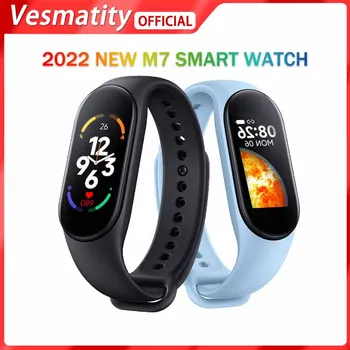 Смарт-часы Vesmatity M7 Новые водонепроницаемые цифровые часы с динамическим дисплеем, спортивный трекер, напоминание о звонках, сообщениях, наручные часы