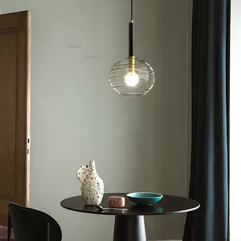 Современное светодиодное освещение Светильники Домашний Декор Стеклянная Подвесная лампа Лофт Подвесной Светильник Подвесной Светильник для гостиной