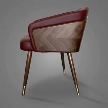Современный обеденный стул в скандинавском стиле, Удобное кухонное кресло для макияжа, Роскошное кресло, Высококачественные Деревянные кресла для отдыха, Минималистичная мебель