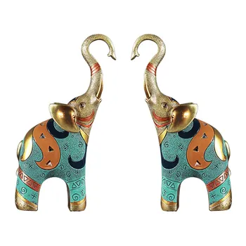 Статуэтка слона удачи, украшения для дома, Статуэтки слонов, Статуэтки домашнего декора, статуэтки слонов по фен-шуй