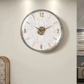 Стильные Элегантные настенные часы Оригинальное бесшумное искусство Простые настенные часы в гостиной Современный эстетичный дизайн дома с изображением Японского кота самурая