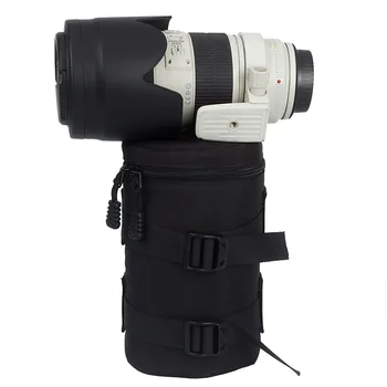 Сумка для объектива ЗЕРКАЛЬНОЙ камеры Водонепроницаемый Противоударный Чехол С Толстой Подкладкой Для объектива Canon EF 70-200f/2.8L Nikon AF-S VR 70-200f/2.8G Объектив
