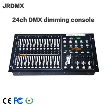 Сценический свет 24-канальная консоль DMX 512 24 канала 48 Фейдеров воспроизведения, регулятор яркости со светодиодной лампой Для подключения