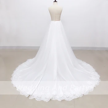 Съемное свадебное платье с фатиновой юбкой 2 м элегантное свадебное платье с фатиновой юбкой