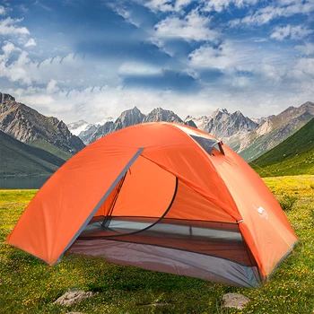 Туристическая палатка Desert & Fox, двухслойные палатки для кемпинга на 2 персоны, 4 сезона, водонепроницаемая Дышащая Легкая портативная туристическая палатка