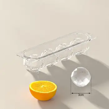 Удобная форма для шариков льда с крышкой Многоразовая Морозильная камера Круглая Сфера Форма для кубиков льда Аксессуары для бара Форма для приготовления шариков льда Форма для льда