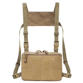 Уличная тактическая сумка Molle Vest Bag CS Wargame Охотничья Съемная нагрудная сумка Airsoft Combat EDC Тренировочные походные сумки для кемпинга