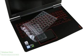 Ультратонкая Мягкая Клавиатура TPU Protector Skin Cover Защитная Оболочка для Игрового Ноутбука Lenovo 15,6 дюймов R720 Y720 Y530 Y520