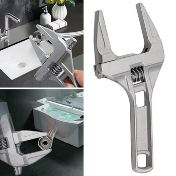 Универсальный набор для ремонта 16-68 мм ручных инструментов для ванной комнаты, гаечный ключ с большим отверстием, разводной гаечный ключ