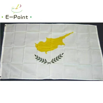 Флаг Кипра 2 фута * 3 фута (60*90 см) 3 фута * 5 футов (90*150 см) Размер Рождественских Украшений для Домашнего Флага Баннер