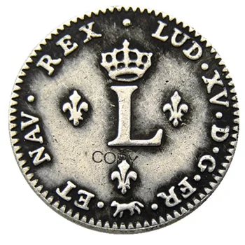 Франция 1739 г. Копии монет с серебряным покрытием