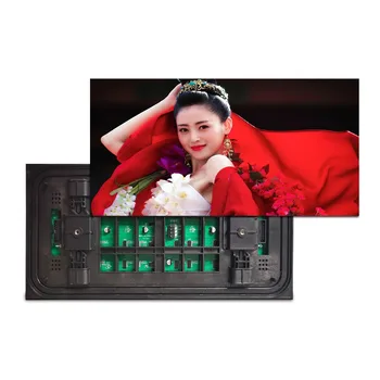 Фронтальная Полноцветная светодиодная Видеостенная панель SMD 320 *160 мм RGB P4 для наружной рекламы в аренду Или стационарные модули экрана дисплея