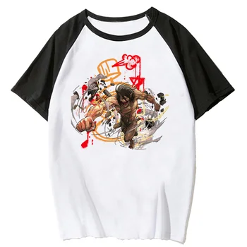 футболки attack on titan, женские футболки с комиксами, забавная дизайнерская одежда для девочек 2000-х годов