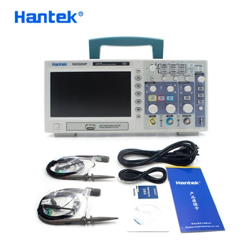 Цифровой осциллограф Hantek DSO5202P с полосой пропускания 200 МГц 2 Канала PC USB LCD Портативный Osciloscopio Portatil Электрические Инструменты