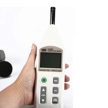 Цифровой программируемый измеритель уровня звука TES-1352S от 30 дБ до 130 дБ TES1352S