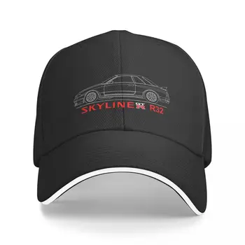 Черная бейсболка Skyline R32 Blueprint, изготовленные на заказ шляпы, косплей, милая Новая шляпа, женские шляпы, мужские
