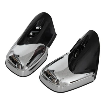 Черные и Хромированные Боковые зеркала заднего вида для мотоциклов Подходят для-BMW K1200 K1200LT K1200M 1999-2008