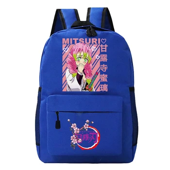 Школьный рюкзак Demon Slayer Для женщин и мужчин, рюкзак для путешествий, аниме-рюкзак для скалолазания, новый комикс Харадзюку, Kanroji Mitsuri для мальчиков и девочек, рюкзаки для ноутбуков