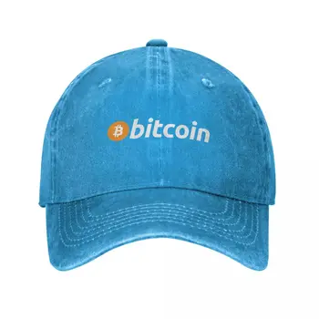 Шляпа с логотипом Bitcoin, белая бейсболка, аниме-шляпа, пляжная шляпа для прогулок, женская мужская